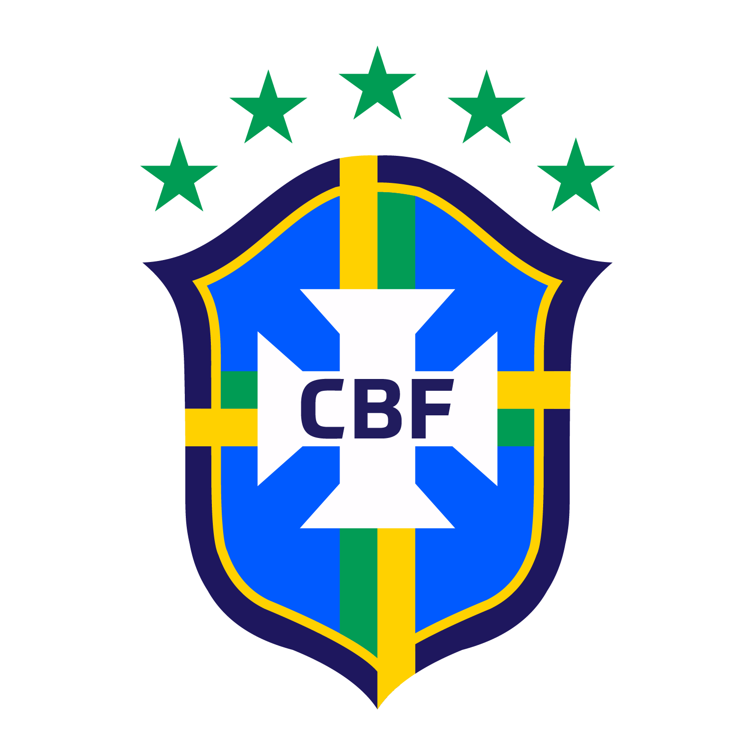 escudo selecao brasileira brasil novo logo 2019 com estrelas